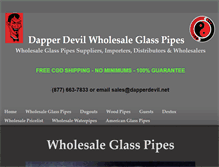 Tablet Screenshot of dapperdevil.net