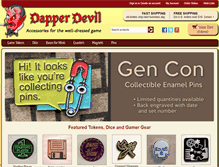 Tablet Screenshot of dapperdevil.com
